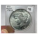1922 Peace Silver Dollar