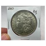 1880 Morgan Silver Dollar