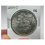1884-O Morgan Silver Dollar