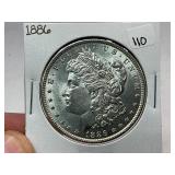 1886 Morgan Silver Dollar