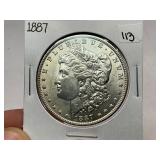 1887 Morgan Silver Dollar