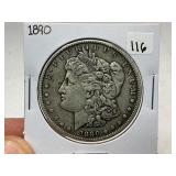 1890 Morgan Silver Dollar