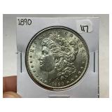 1890 Morgan Silver Dollar