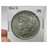 1922-D Peace Silver Dollar