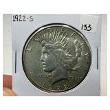 1922-S Peace Silver Dollar
