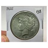 1925 Peace Silver Dollar