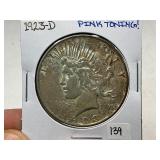 1923-D Peace Silver Dollar