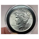 1924 Peace Silver Dollar