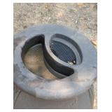 Large Rain barrel With Dual Spouts