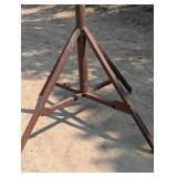 Large Iron Stand  - 72" Base with 80" Hight