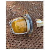 Saftey Light on Metal Tube Stand