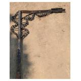 Crazy Mailbox Post - Large Chain and Iron