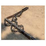 Crazy Mailbox Post - Large Chain and Iron