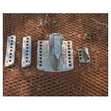 Large Wood Splitter Head with Brackets and Kicker