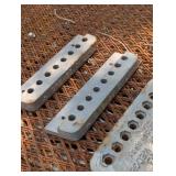 Large Wood Splitter Head with Brackets and Kicker