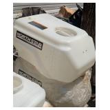 5 Poly tanks - 2 21 gallon 3 10 Gallon