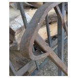 3 Heavy Cast Iron Stair Rails