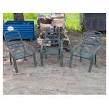 3 Heavy Duty Patio Chairs - Great for the Dock or Windy Areas