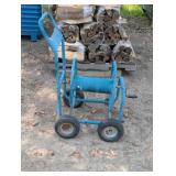 Large Hose Reel Cart - Missing 1 Wheel