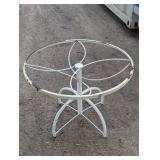 Vintage White Iron Table Frame