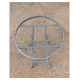 Small Folding Iron Side Table Frame