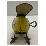 Vintage Tin Litho Wind Up Bird & Chicks (ALL WORK) 4 1/2" & 2"