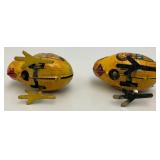 Vintage Tin Litho Wind Up Bird & Chicks (ALL WORK) 4 1/2" & 2"
