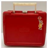 1984 The Real Ghostbusters 1986  Plastic Thermos Lunchbox With Thermos