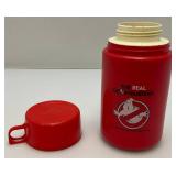 1984 The Real Ghostbusters 1986  Plastic Thermos Lunchbox With Thermos