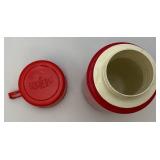 1984 The Real Ghostbusters 1986  Plastic Thermos Lunchbox With Thermos