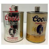 Vintage Miniature Coors, Coors light & Miller Table Lighters 2 3/4"