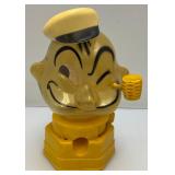 Vintage Popeye The Sailor Man Bubble Gum Machine & Cereal Bowl With Lid