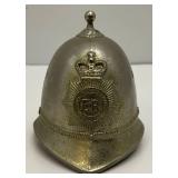 Vintage Metal Police Helmet Bell 2 5/8"