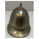 Vintage Metal Police Helmet Bell 2 5/8"