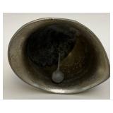 Vintage Metal Police Helmet Bell 2 5/8"