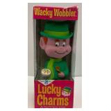 Vintage FUNKO General Mills Wacky Wobbler  Lucky Charms (New Old Stock)