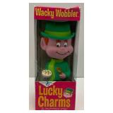 Vintage FUNKO General Mills Wacky Wobbler  Lucky Charms (New Old Stock)