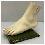 Vintage INDOCIN (Indomethacin/MSD) Anatomical Foot Model 8" L x 7 1/2" H x 4 1/2" Wide