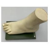 Vintage INDOCIN (Indomethacin/MSD) Anatomical Foot Model 8" L x 7 1/2" H x 4 1/2" Wide