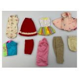 Misc. Vintage Barbie Items Including KEN Doll,. Framed Picture And Cloths