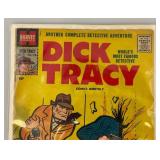 Vintage 1957 Vol. 1 Number 116 DICK TRACY 10 Cent Comic & 1977 Vol. 2 No. 5 SIX MILLION DOLLAR MAN Comic (Bagged & Carded)