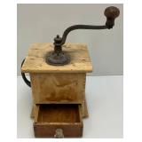 Misc. Vintage Primitive Items Including Coffee Grinder & More
