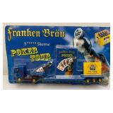 Vintage St. Pauli Bremen "St. Pauli Girl" Metal Beer Tray & Franen Brau Miniature Poker Tour Semi (NIP)