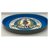 Vintage St. Pauli Bremen "St. Pauli Girl" Metal Beer Tray & Franen Brau Miniature Poker Tour Semi (NIP)