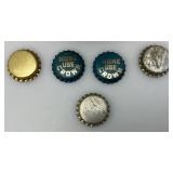 Large Group Of Vintage Cork Lined Beer Bottle Caps Some Say Home Use Grown