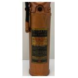 Vintage PHISTER No. 14 1/4 Gallon Fire Extinguisher Cooper Colored 15"