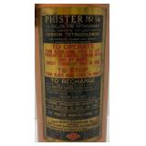 Vintage PHISTER No. 14 1/4 Gallon Fire Extinguisher Cooper Colored 15"