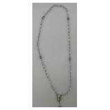 Vintage Sterling Silver Marked Cross crucifix  (Cross Weights About 114 Grams)