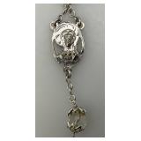 Vintage Sterling Silver Marked Cross crucifix  (Cross Weights About 114 Grams)