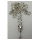 Vintage Sterling Silver Marked Cross crucifix  (Cross Weights About 114 Grams)